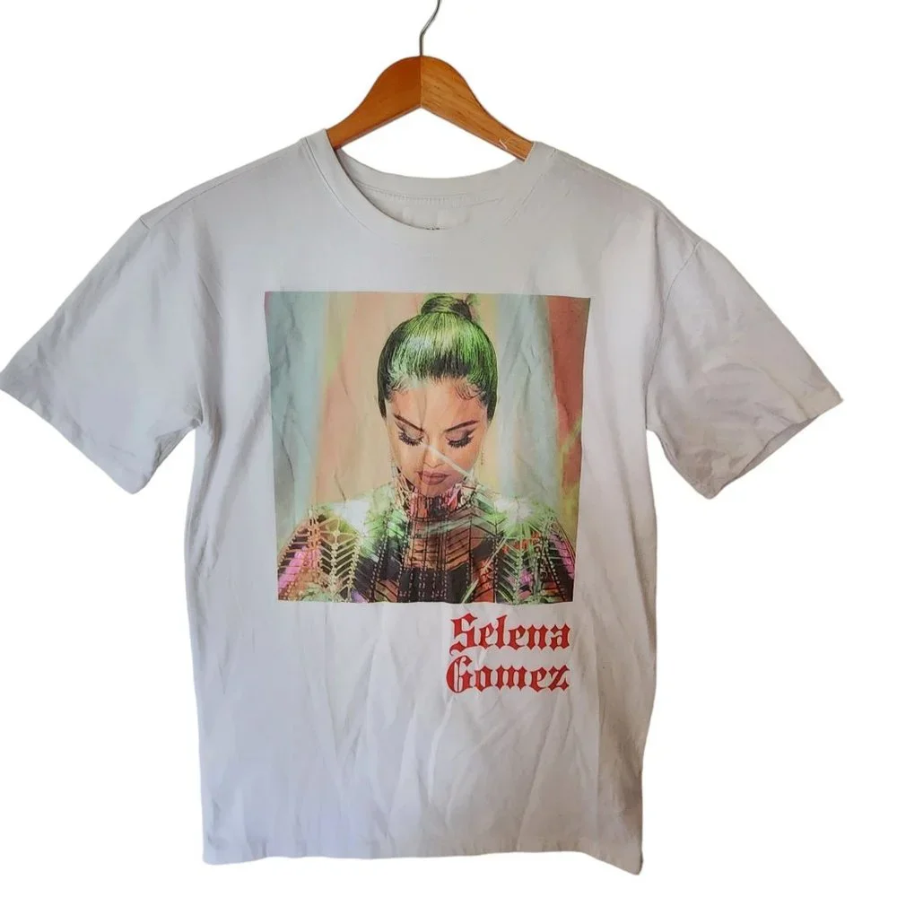 Gap Teen Selena Gomez White Oversized‎ T Shirt Tee 14 16 Years